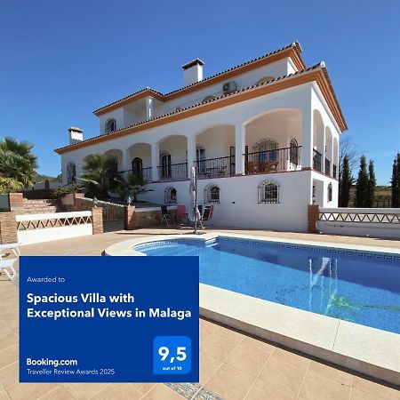 Spacious Villa With Exceptional Views In Malaga Casarabonela Bagian luar foto