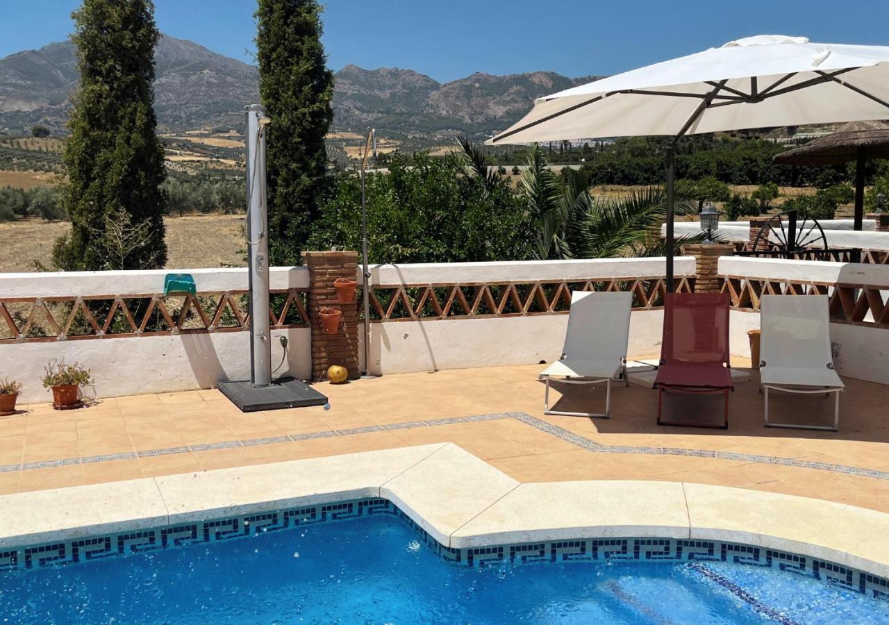 Spacious Villa With Exceptional Views In Malaga Casarabonela Bagian luar foto