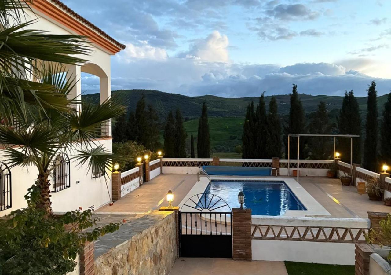 Spacious Villa With Exceptional Views In Malaga Casarabonela Bagian luar foto